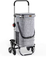 Kolica za kupovinu za stepenice COMFORT, 50 l, siva
