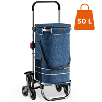 Kolica - Torba na kotače (za stepenice) COMFORT, 50 l, plava 