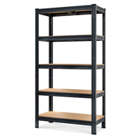 Regal s visokom nosivošću HEAVY, max. 875 kg, 90x40x180 cm, crna