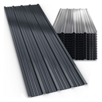 Trapezni lim ARON, set od 12 komada, 129×46 cm, antracit