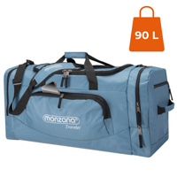 Putna torba za rame JERGY, 90 l, 65x32x33 cm, plava