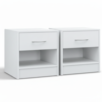 Set noćnih ormarića BIANCA, 2 kom, 41x39x28cm, bijeli