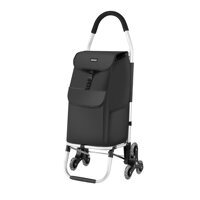 Kolica za kupovinu Shopper za stepenice, 45 l, 101x45x39 cm, crna
