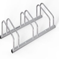 Stalak za 3 bicikla BIKE, 71x32x27 cm, srebrni