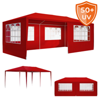 Party šator NEAPOL, 3x6 m, crveni
