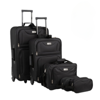 Set putnih kofera TRAVEL, 5-dijelni, crni
