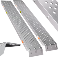 Najazdne rampe za auto MARA, set od 2 komada, 400 kg, 150 cm, srebrna