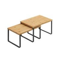 Set bambusovih organizatora CEZAR, 2 kom, smeđa/crna