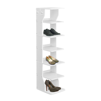 Stalak za cipele CINDY, 6 razina, 30x26,4x110,4 cm, bijela