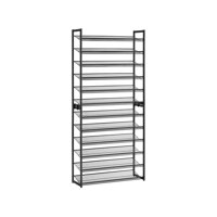 Modularni regal za cipele IDA, 12 polica, 92,5x31x223 cm, crni
