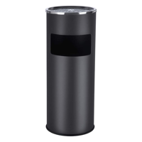 Stojeća pepeljara s košem za otpad SMOKE, 60,5x24,5 cm, crna