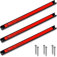 Magnetna traka HOLDER, 3 kom, 45 cm, crvena/crna