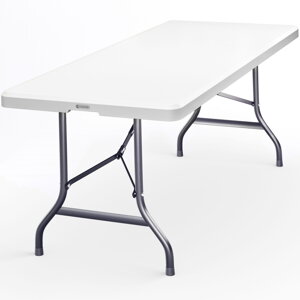 Sklopivi bife stol KAMIL, 76x183x74 cm, bijela
