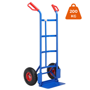 Sklopiva kolica CART s gumama na napuhavanje, max. 200 kg, plava