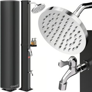 Solarni tuš DELFINA, 20 l, crni
