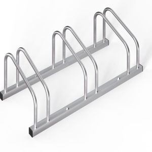 Stalak za 3 bicikla BIKE, 84x32x27 cm, srebrni