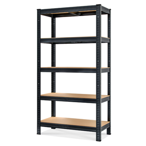 Regal s visokom nosivošću HEAVY, max. 875 kg, 90x40x180 cm, crna