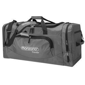 Putna torba za rame JERGY, 90 l, 65x32x33 cm, siva