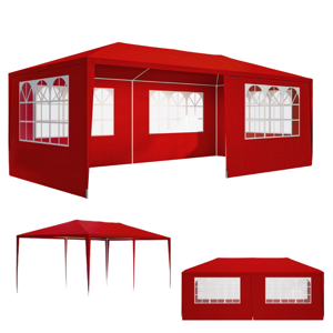 Party šator NEAPOL, 3x6 m, crveni