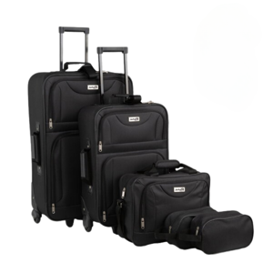 Set putnih kofera TRAVEL, 5-dijelni, crni