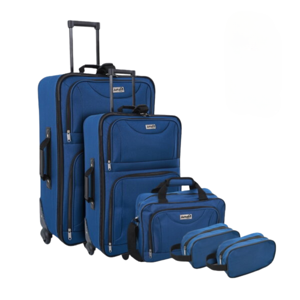 Set putnih kofera TRAVEL, 5-dijelni, tamnoplavi