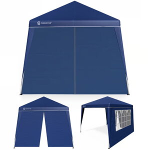 Party šator / paviljon CAPRI PLUS s 2 bočne stranice, 3×3 m, plava