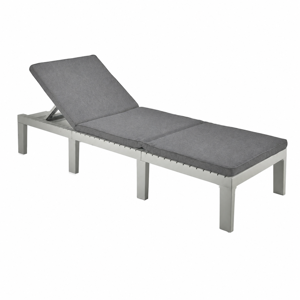 Vrtna ležaljka HAITI s podlogom, 65×195×78cm, bijela