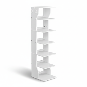 Stalak za cipele CINDY, 6 razina, 30x26,4x110,4 cm, bijela
