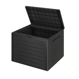 Kutija za pohranu WOODEBOX, 190 l, 78x44x55 cm, antracit