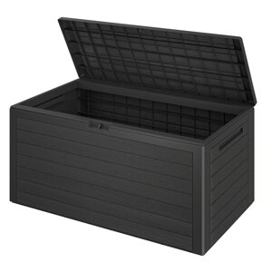 Kutija za pohranu WOODEBOX, 280 l, 120x46x57 cm, antracit