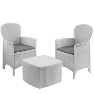 Vrtna garnitura TREE, 3-dijelna, bijela