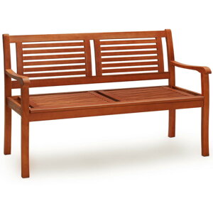 Vrtna klupa MANUELA, 120x60x90 cm, prirodna smeđa