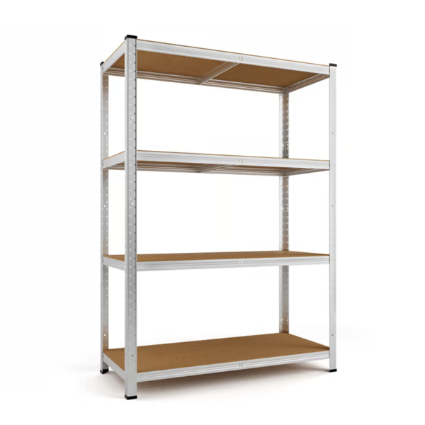 Regal s visokom nosivošću HEAVY, max. 700 kg, 160x90x40 cm, srebrna