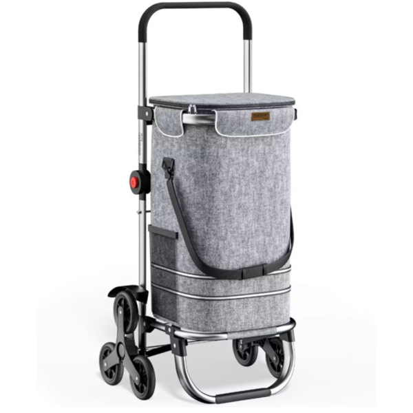 Kolica za kupovinu za stepenice COMFORT, 50 l, siva