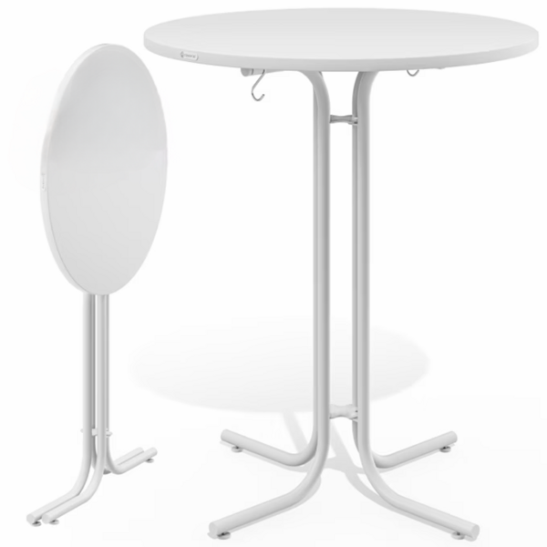 Sklopivi barski stol RAUL 110x80cm, bijeli