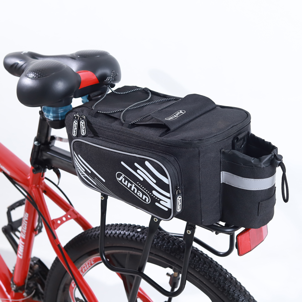 Torba za bicikl BIKER, 13 l, 35x23x15 cm, crna