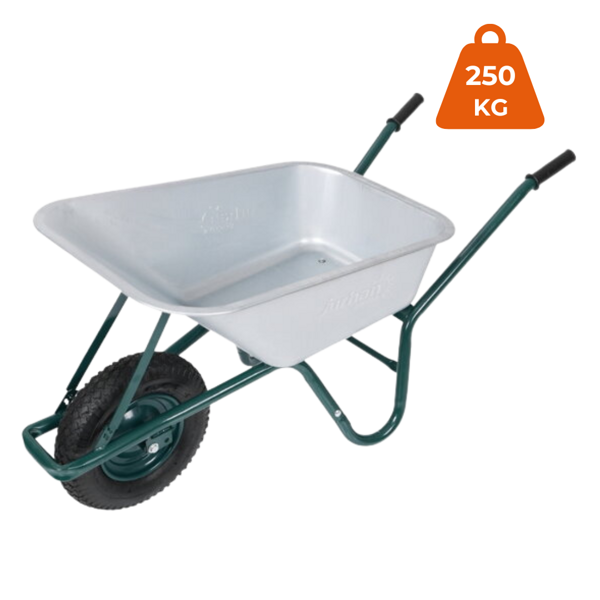 Tačke GREEN BARRY pocinčane, maks. kapacitet 100 l / 250 kg, zeleno-crne