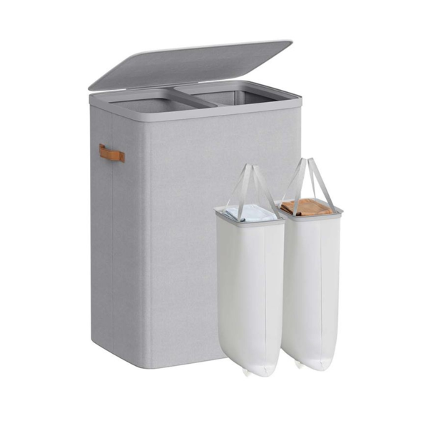 Košara za rublje TALIA 170l, 56×40×75cm, svijetlosiva