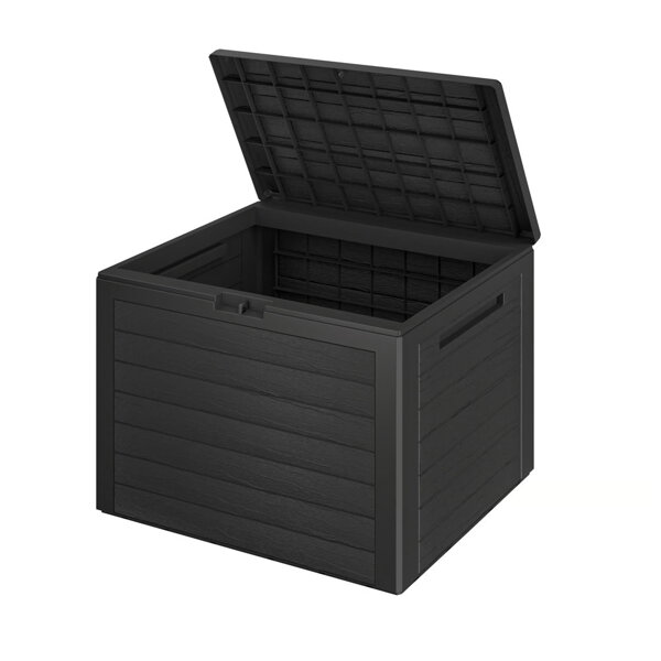 Kutija za pohranu WOODEBOX, 190 l, 78x44x55 cm, antracit